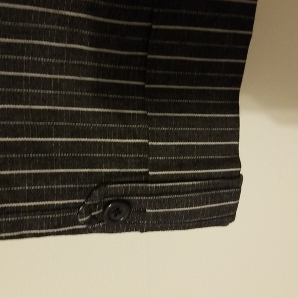 Stretch Pinstripe Capris Pants by Larry Levine - Picture 4 of 9